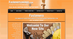 Desktop Screenshot of fastenersavings.com
